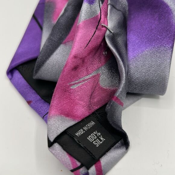 Jerry Garcia 100%Silk necktie; Collection Fifty Nine “ Poet Absorb the War”. - Picture 3 of 6